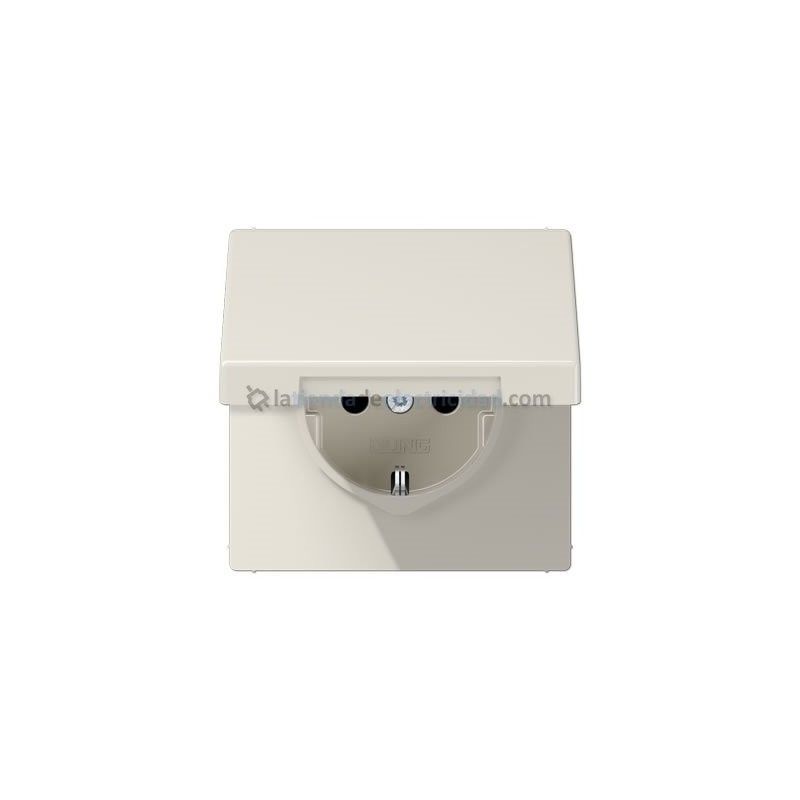 Tecla interruptor, conmutador, cruce o pulsador BLANCO JUNG LS 990