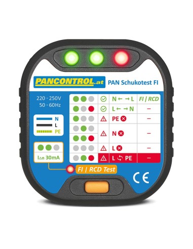 Testador de tensão de 2 pólos PAN Volttester 400 - Pancontrol