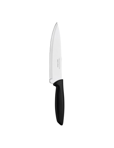 Cuchillo chef 7" plenus negro tramontina