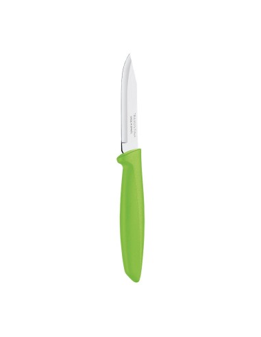 Cuchillo para legumbres y frutas 3" plenus verde 7,62cm tramontina