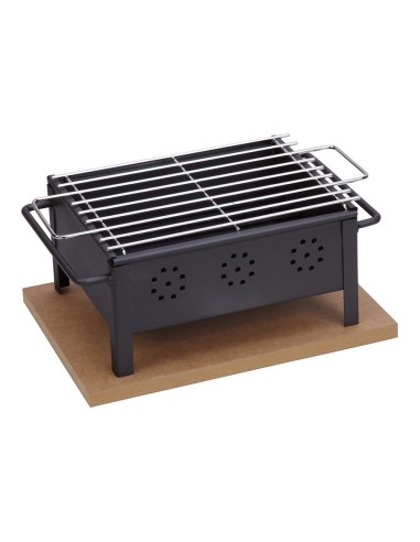 Barbacoa de sobremesa 25x20cm (parrila inoxidable) 2905 sauvic