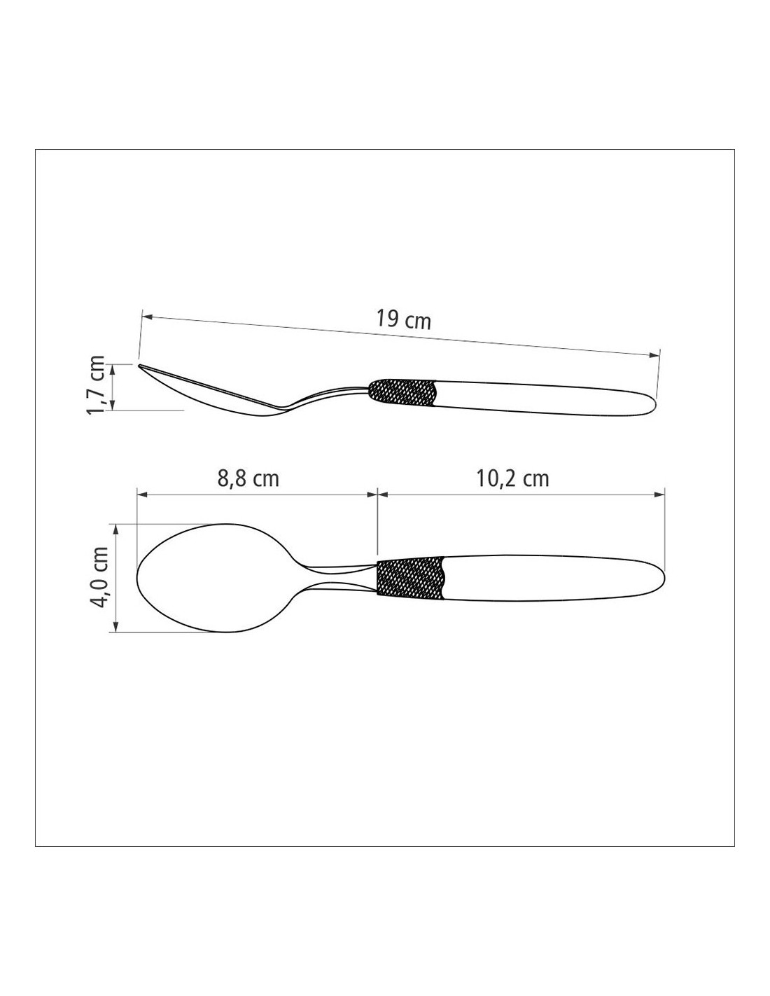 San ignacio Set Cuberteria Acero Inox Reciclado Brillo SG7775 24 Unidades  Plateado