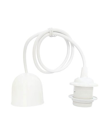 Pendente Cuval E27 1M Branco