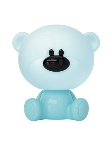 Luz noturna LED infantil Bear 2,5W Azul