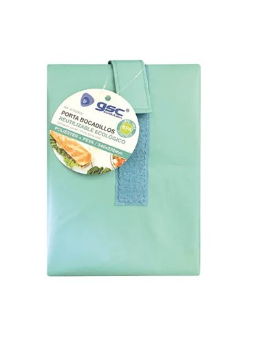 Porta-lanche ecológico reutilizável Aquamarine