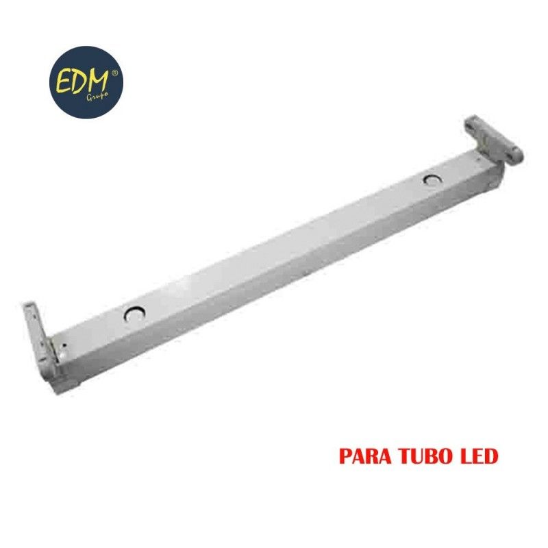 Regleta para tubo de led eq 2x36w 123 cm EDM