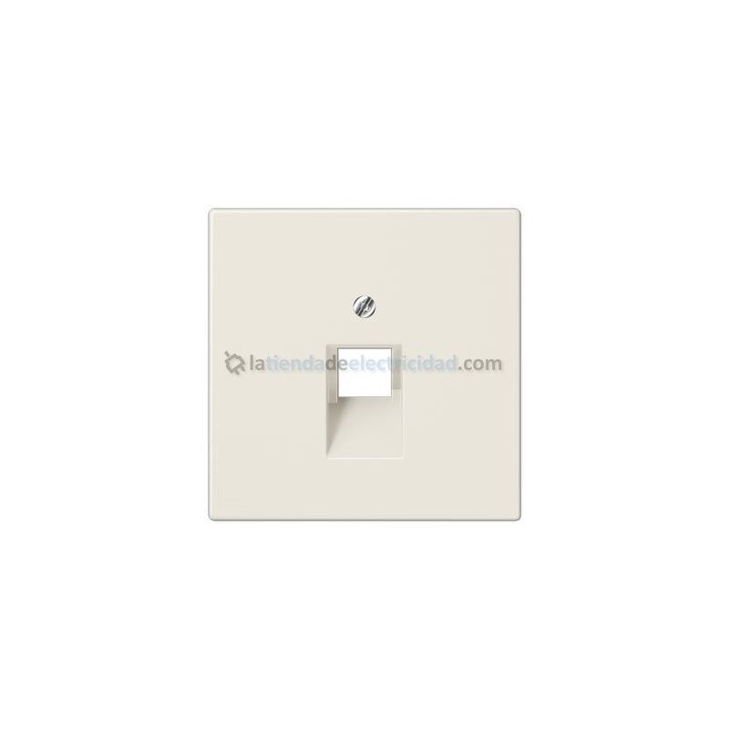 Tapa para toma de teléfono o datos RJ11-RJ45 MARFIL JUNG LS 969-1 UA