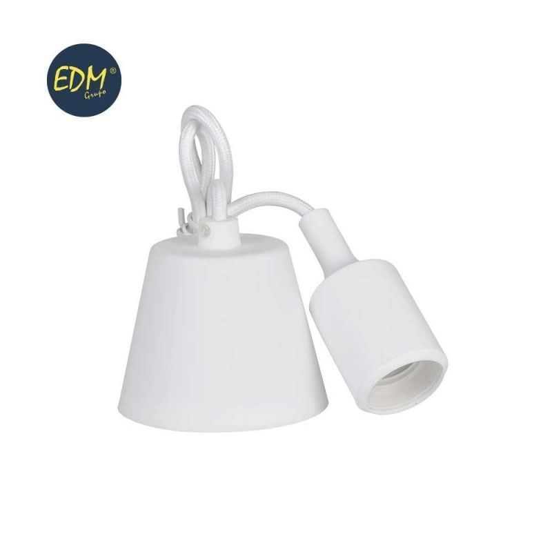 Pendente Silicone e27 60w Cor Branca EDM