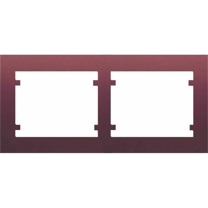 Moldura horizontal de 2 elementos RUBY RED BJC IRIS 18002-RR