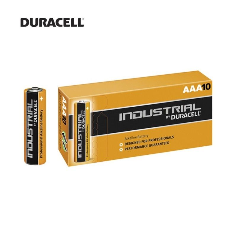 Bateria alcalina Procell Duracell aaa - lr03 1,5v caixa 10 unidades ø10,5x44,5mm