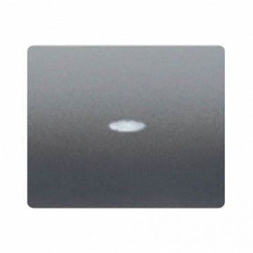 Chave interruptora, interruptor ou cruz com luminoso NEPTUNE STEEL BJC IRIS 18705-ANL