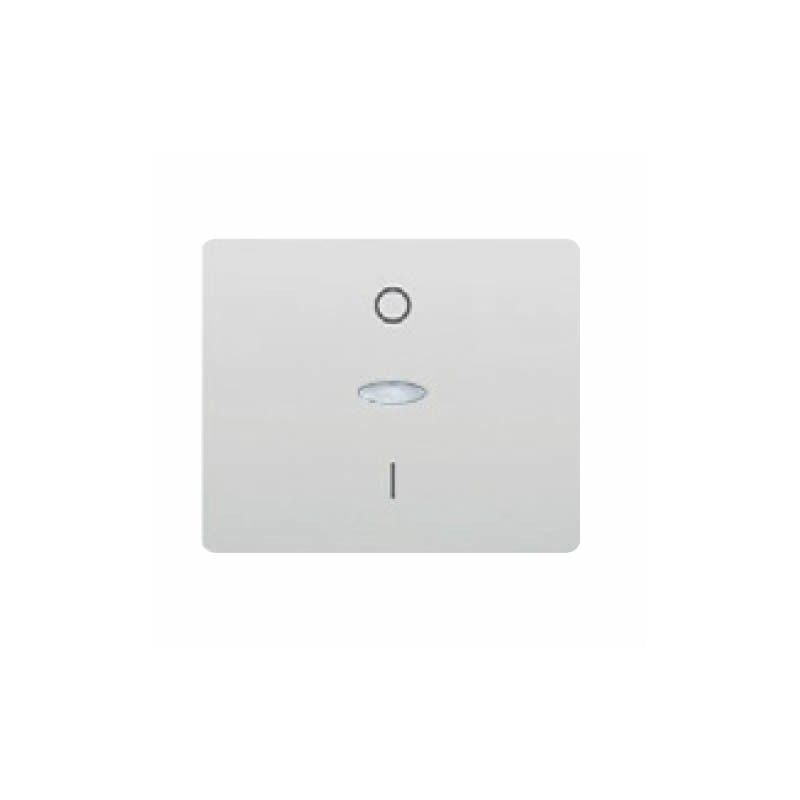 Tecla interruptor bipolar con luminoso BLANCO BJC IRIS 18708-L