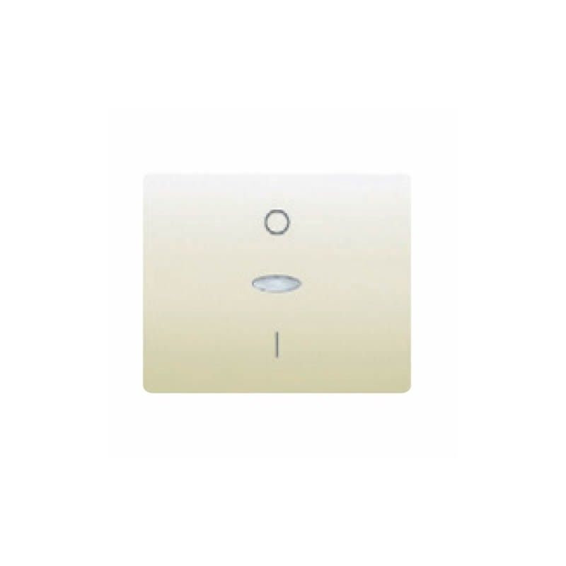 Tecla interruptor bipolar con luminoso BEIGE BJC IRIS 18708-AL