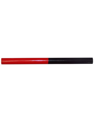 Crayon de charpentier rouge/bleu 18cm