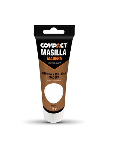 Masilla plástica madera 120gr blanca