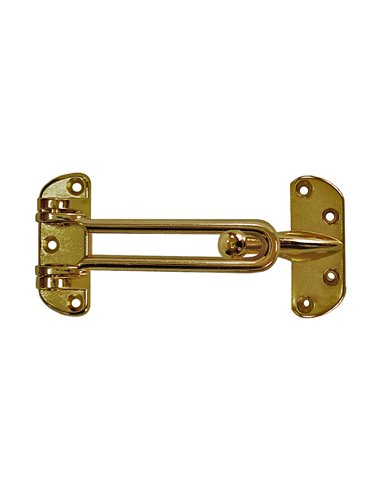 Retenedor puerta handlock latonado con varilla