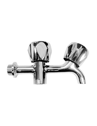 Grifo LaVadora V/Laton Doble 1/2 X 3/4"