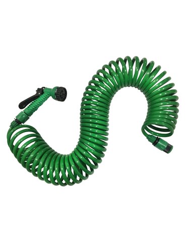 Manguera espiral akhuo accesorios abs 9,5 mm 7,5 m