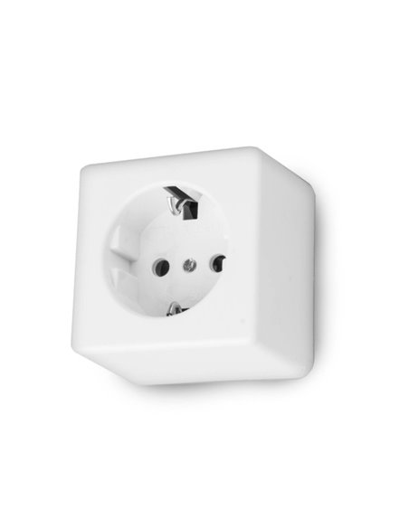 Base de superfície quadrada branca t/t 10/16a onlex retrátil
