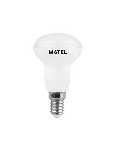 Bombilla led reflectora matel e14 r50 6w cálida