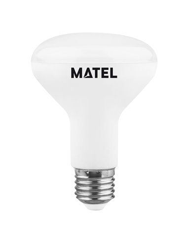 Bombilla led reflectora matel e27 r63 8w cálida