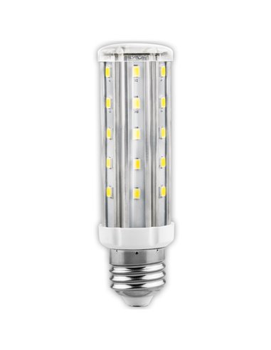 Bombilla led tubular matel e27 8w fría