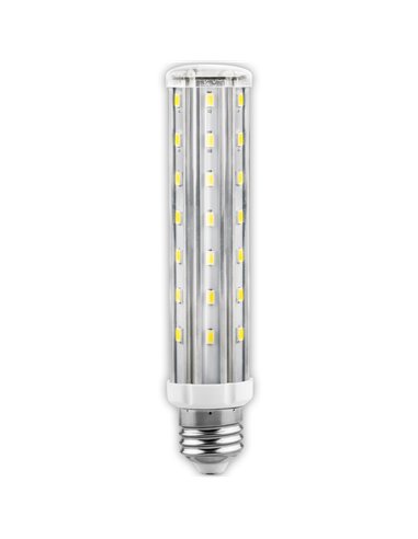 Bombilla led tubular matel e27 12w fría