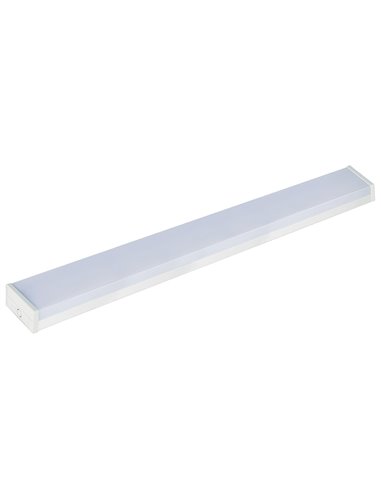 Pantalla led integrado matel rectangular 24w 60cm cálida