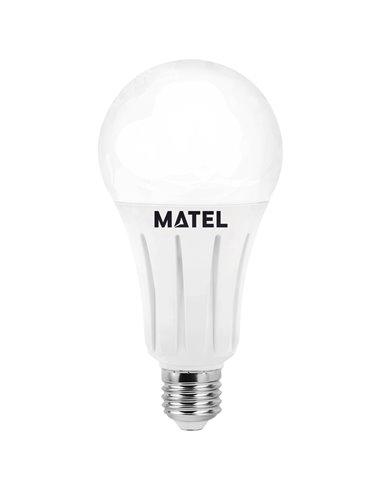 Bombilla led estándar matel e27 aluminio 14w fría