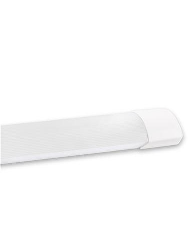 Pantalla led integrado matel blanca 18w 60cm cálida