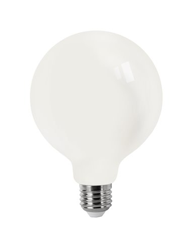 Bombilla led filamento matel e27 g95 4w cálida opal