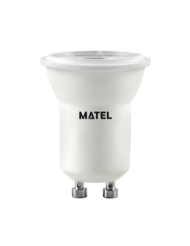 Bombilla led matel dicroica gu10 3w fría