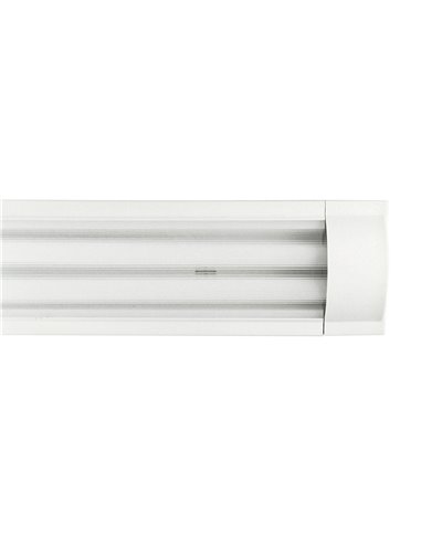 Pantalla directa matel para 2 tubos led 60cm