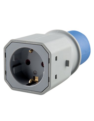 Adaptador industrial Onlex ip44 2p+t base