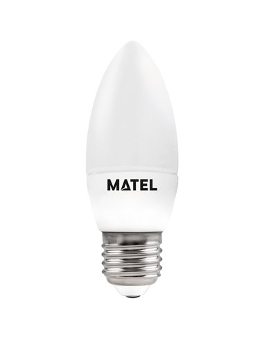 Bombilla led vela matel 5w e27 cálida (3 intensidades)