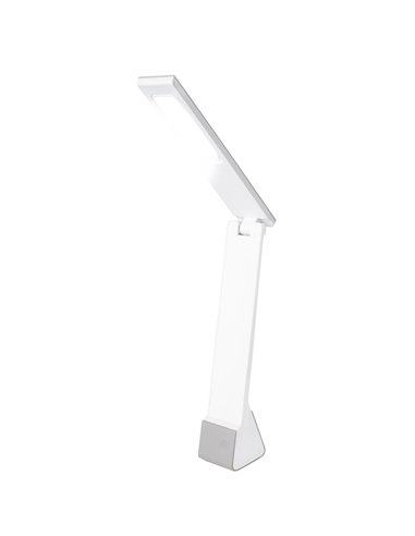 Lampara Led 4 W Recargable Plata