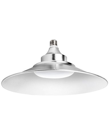 Campana led matel e27 30cm aluminio 30w cálida