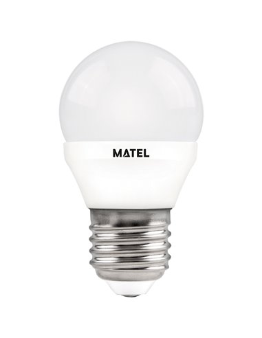 Bombilla led esférica matel regulable 7w e27 neutra