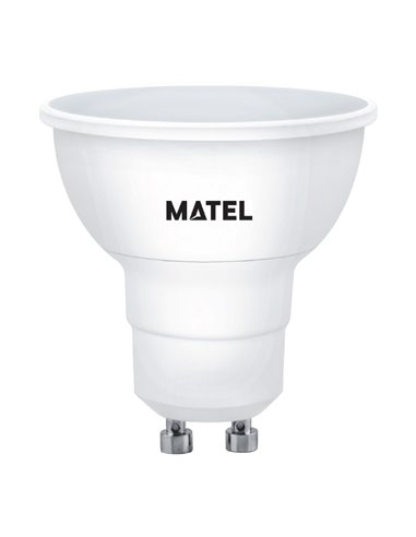 Bombilla led matel gu10 5w fría (3 intensidades)