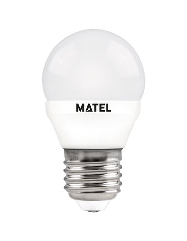 Lâmpada LED esférica Matel E27 5W 4200K (3 intensidades)