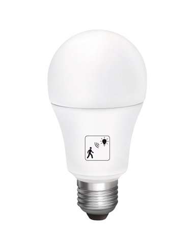 Lâmpada LED com sensor de movimento Matel E27 10W 6400K