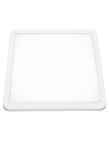 Downlight LED quadrado ajustável branco fosco 6w 6400K