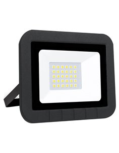 PROYECTOR PARED LED PLANO NEGRO 100W 6400k 10000LM.