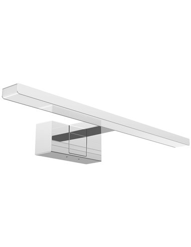 Aplique led espejo cromado matel 6w 300mm