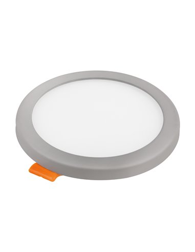 Downlight led ajustable redondo matel gris 6w neutra