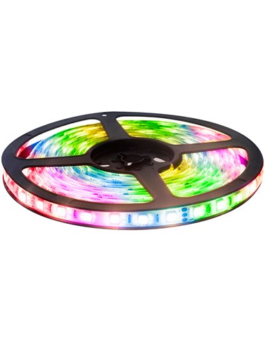 Tira led matel 12v 3 metros ip20 14w rgb