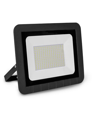 Projetor LED plano preto Mattel IP65 150W frio