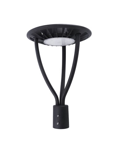 Farola led exterior negra matel chip samsung 50w neutra