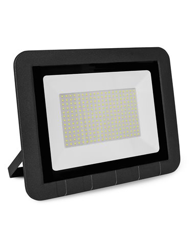 Proyector Led Plano Negro 200w Fria