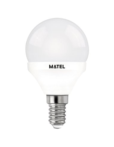 Bombilla led esférica matel e14 5w cálida (3 intensidades)